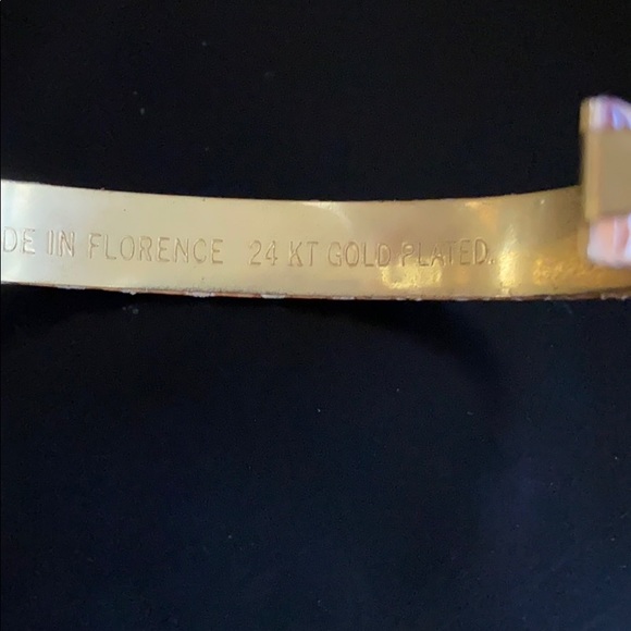 Vita snakeskin bangle bracelet - Picture 4 of 5